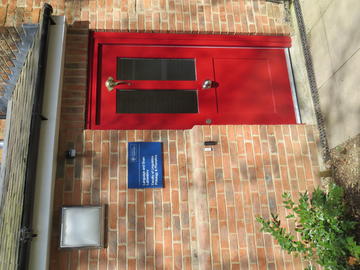 Red Entrance door 